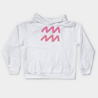 Pink Aquarius Gradient Kids Hoodie